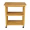 International Concepts Microwave Cart, Medium Oak WC04-185 - alternate 4